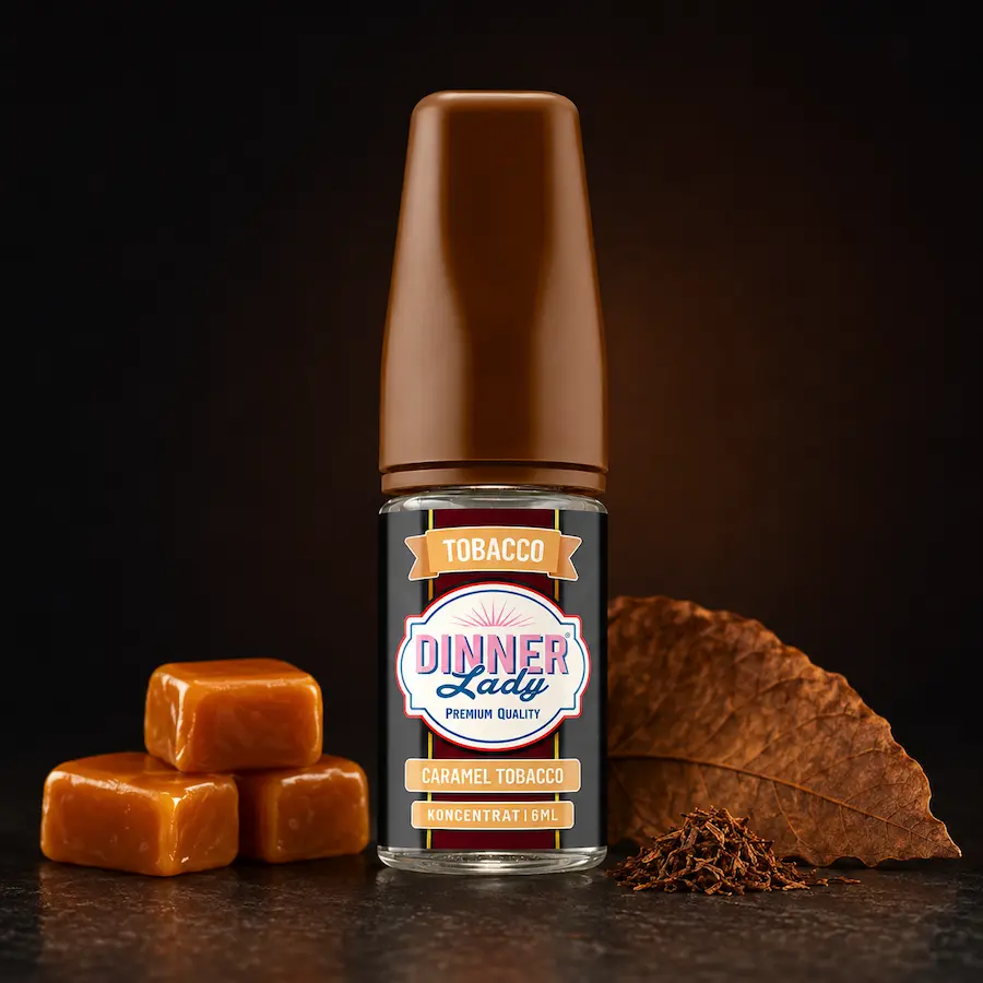 Dinnerlady Carameltobacco Salt Likit Dinnerlady Carameltobacco Premium Salt Likit