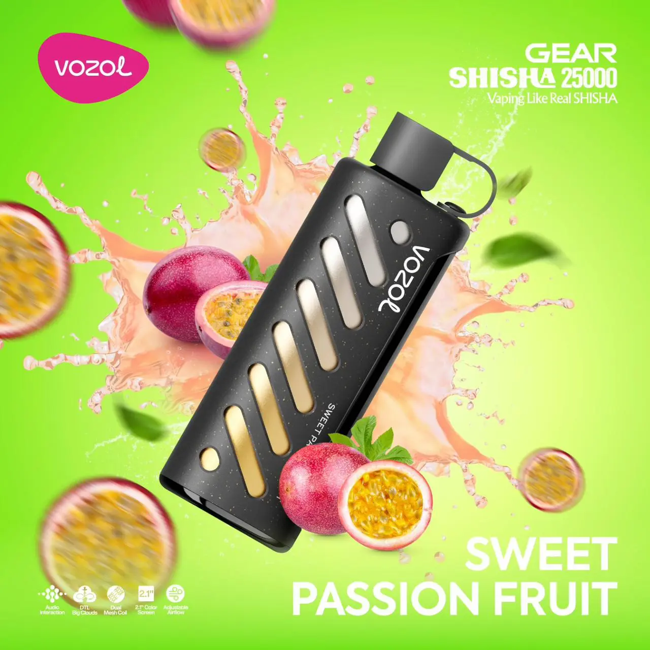 Sweet-Passion-Fruit.webp Vozol Gear Shisha 25000 Sweet Passion Fruit - Görsel 1