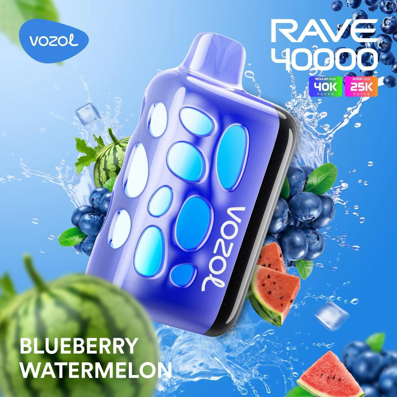 vozol-rave-40000-blueberry-watermelon.webp Vozol Rave 40000 Blueberry Watermelon - Görsel 1