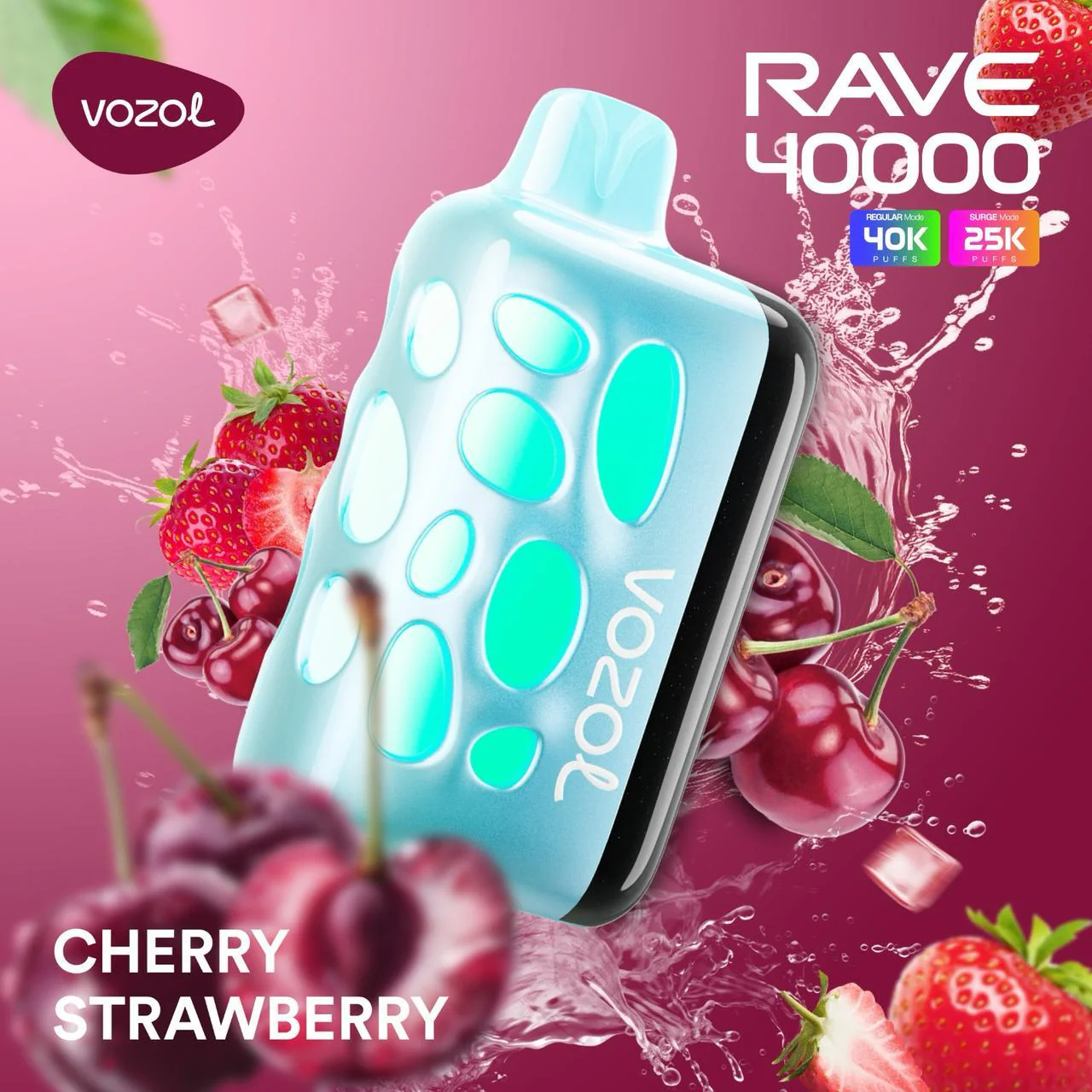 vozol-rave-40000-cherry-strawberry.webp Vozol Rave 40000 Cherry Strawberry - Görsel 1
