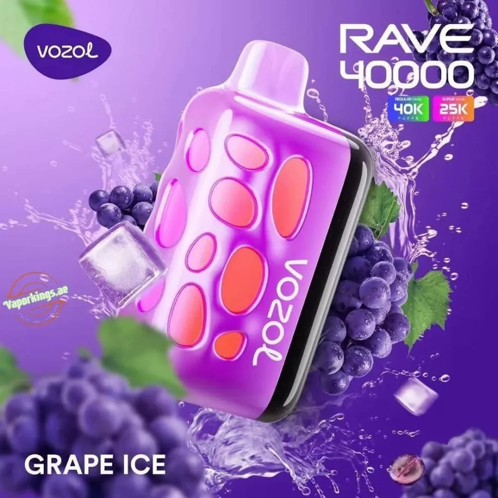 vozol-rave-40000-grape-ice.webp Vozol Rave 40000 Grape Ice - Görsel 1