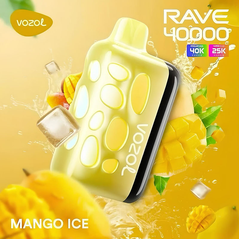 vozol-rave-40000-mango-ice.jpg Vozol Rave 40000 Mango Ice - Görsel 1