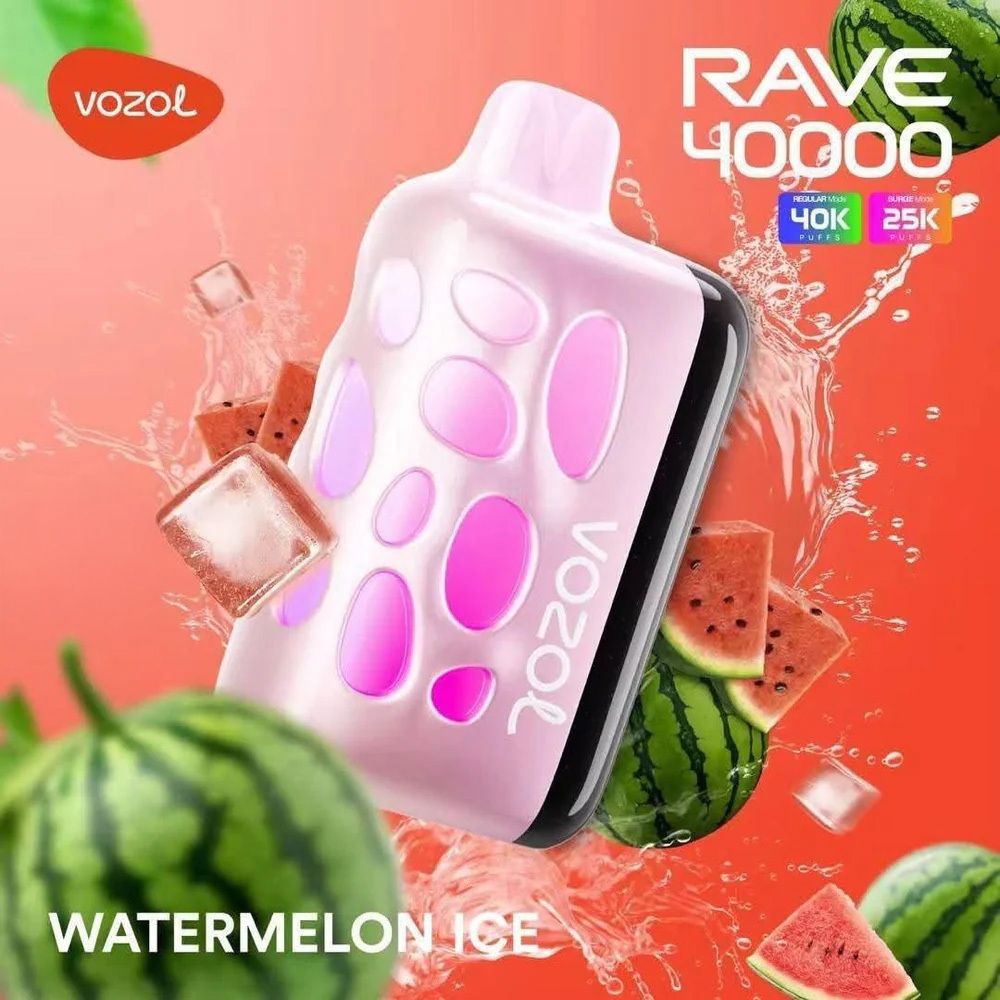 vozol-rave-40000-watermelon-ice.jpg Vozol Rave 40000 Watermelon Ice - Görsel 1