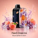 Vozol Rave 56000 Peach Grape Ice