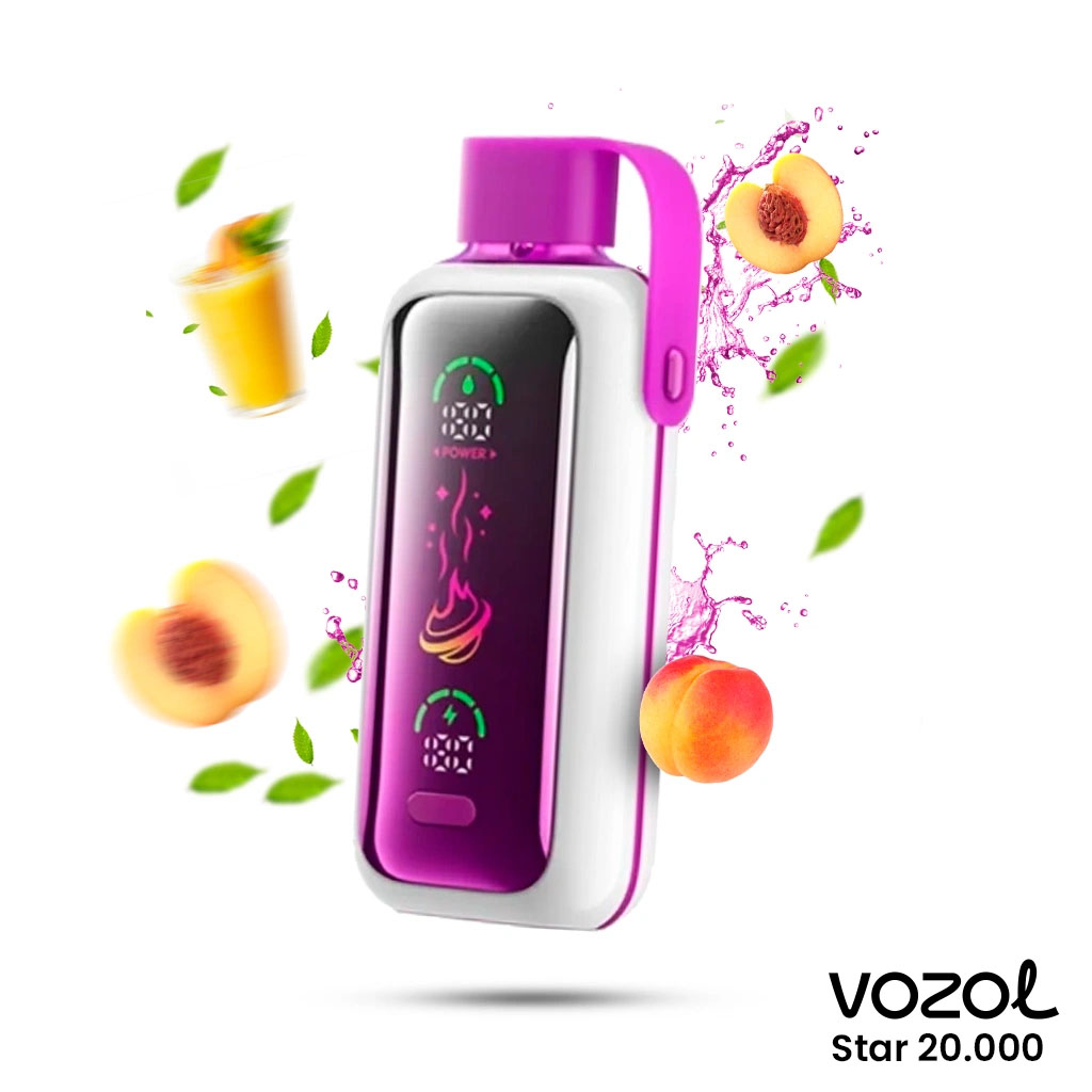 vozol-star-20000-juicy-peach-ice.jpg Vozol Star 20000 Juicy Peach İce - Görsel 1