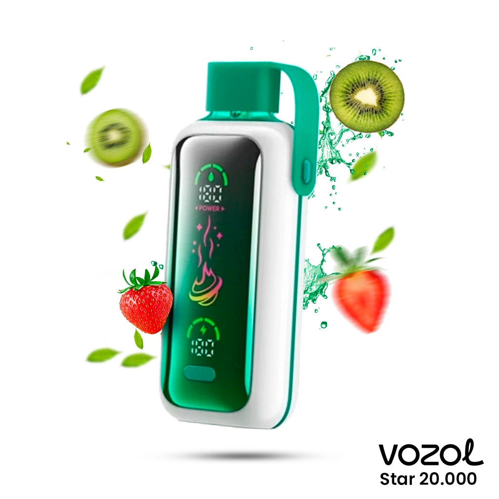 vozol-star-20000-strawberry-kiwi.jpg Vozol Star 20000 Strawberry Kiwi - Görsel 1