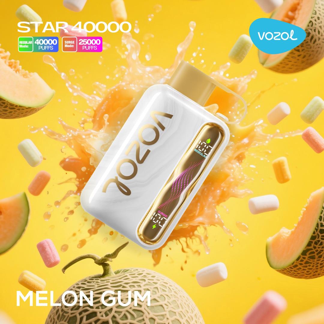 vozol-star-40000-melon-gum.jpg Vozol Star 40000 Melon Gum - Görsel 1