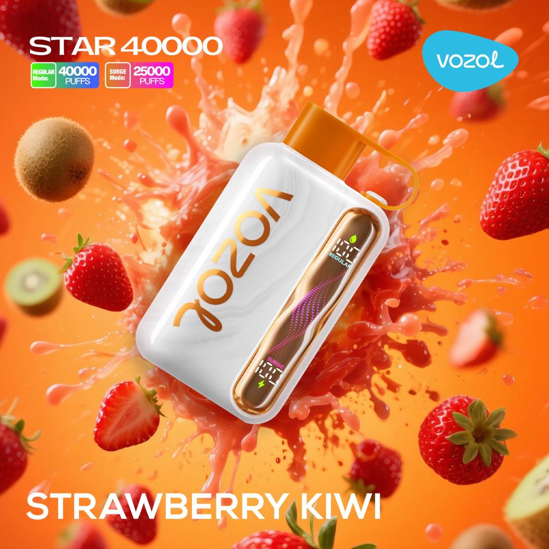 vozol-star-40000-strawberry-kiwi.jpg Vozol Star 40000 Strawberry Kiwi - Görsel 1