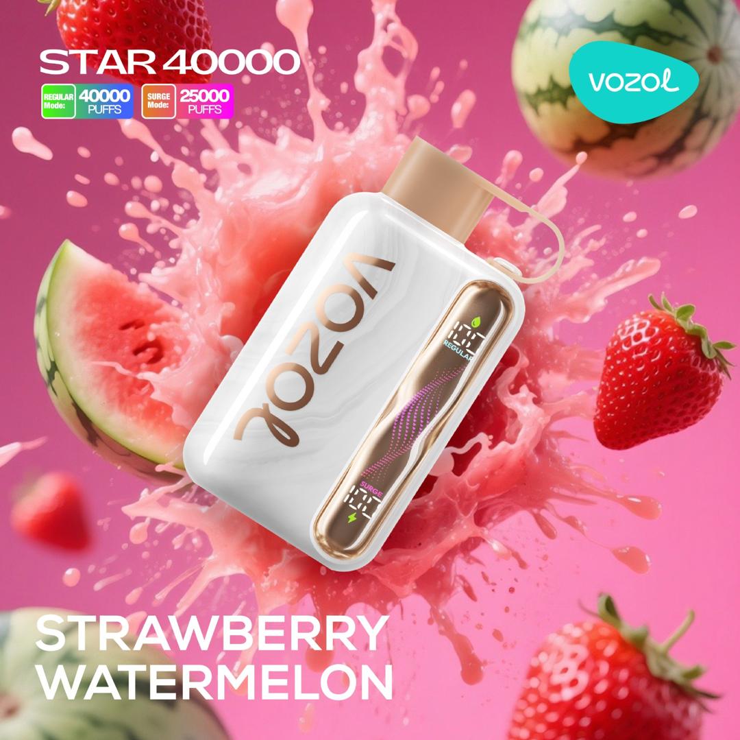 vozol-star-40000-strawberry-watermelon.jpg Vozol Star 40000 Strawberry Watermelon - Görsel 1