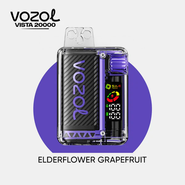 vozol-vista-20000-elderflower-grapefruit.jpg Vozol Vista 20000 Elderflower Grapefruit - Görsel 1